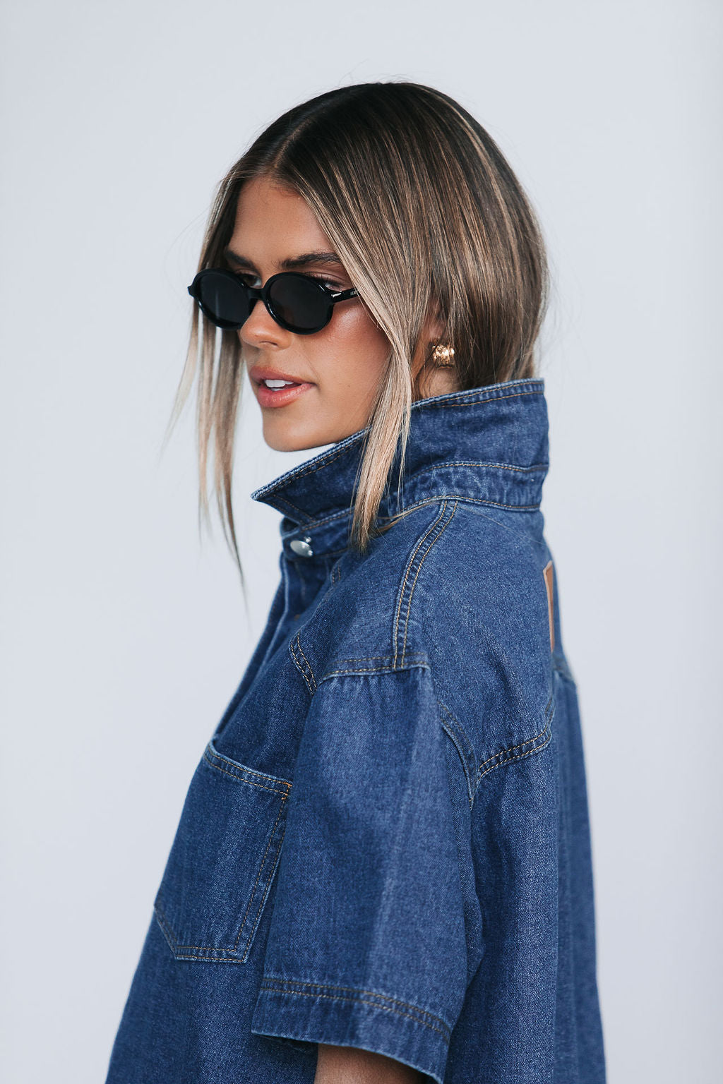 Veira Denim Shirt - Classic Blue