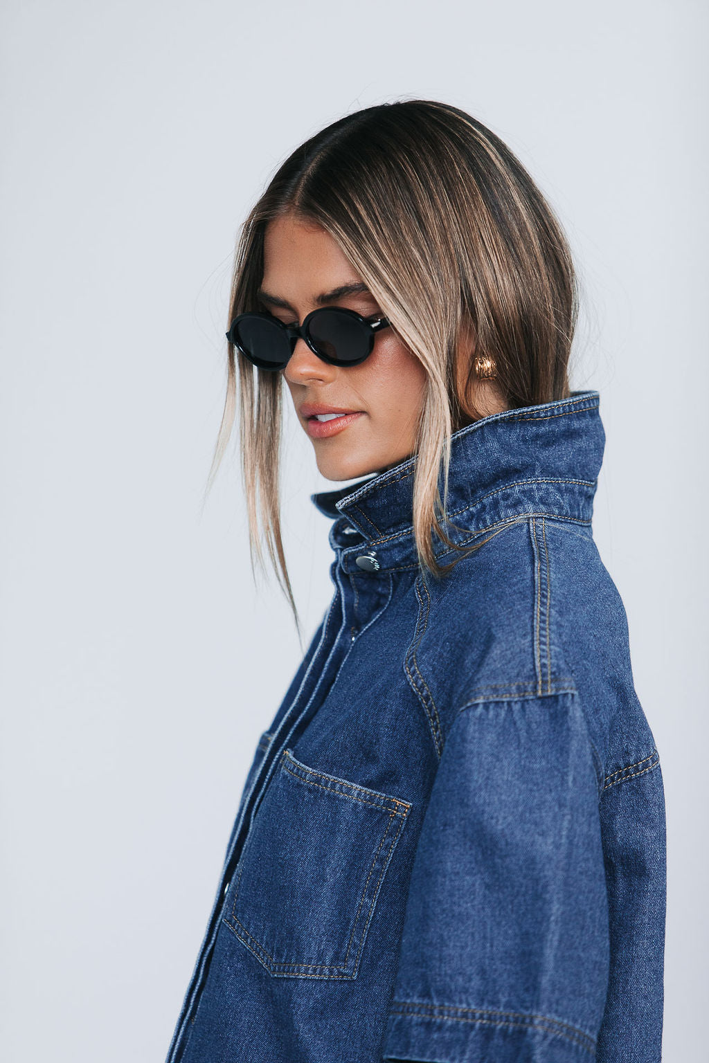 Veira Denim Shirt Classic Blue