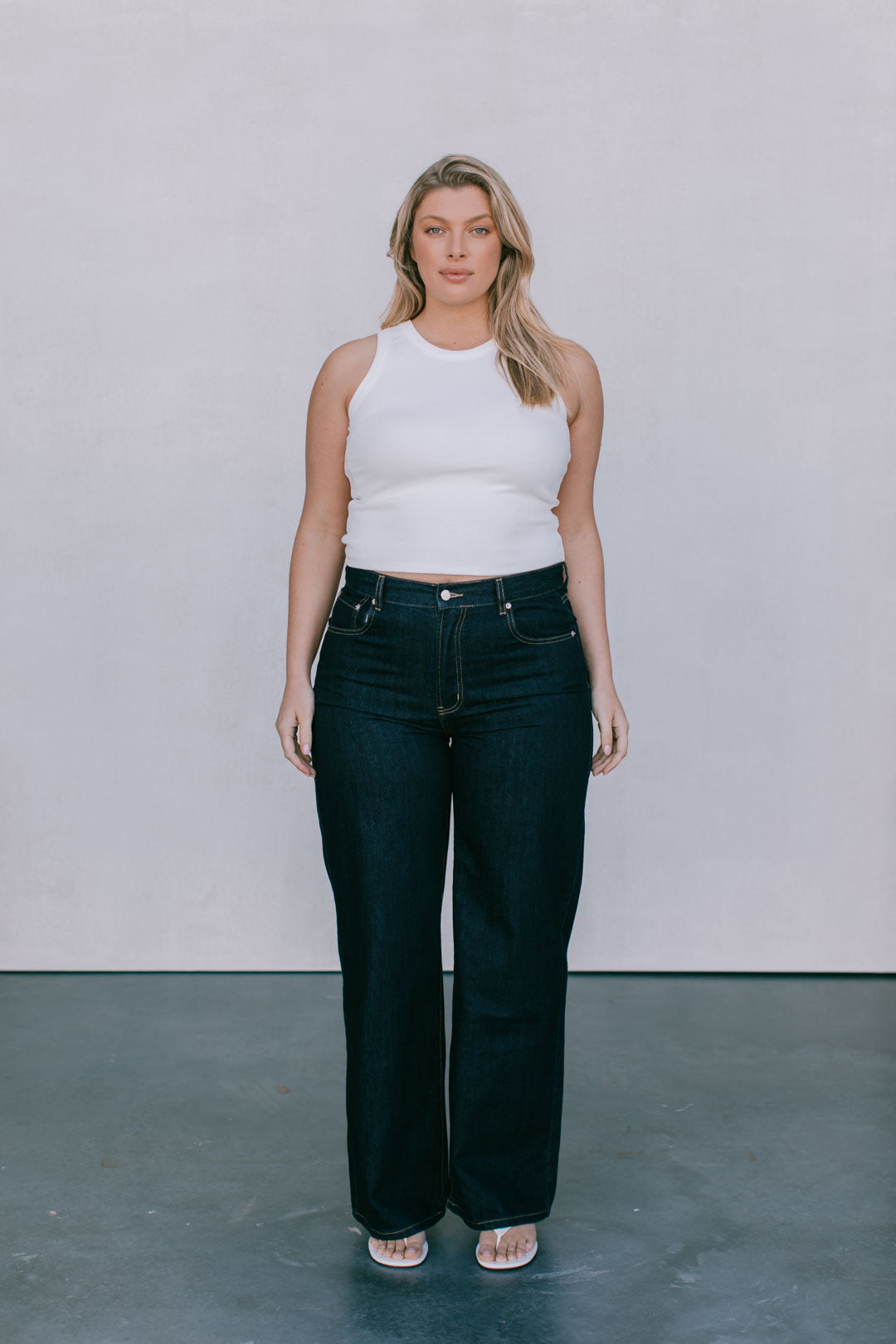 DISPATCH 07.05.25 - Bessie Straight Leg Jeans - Indigo Denim