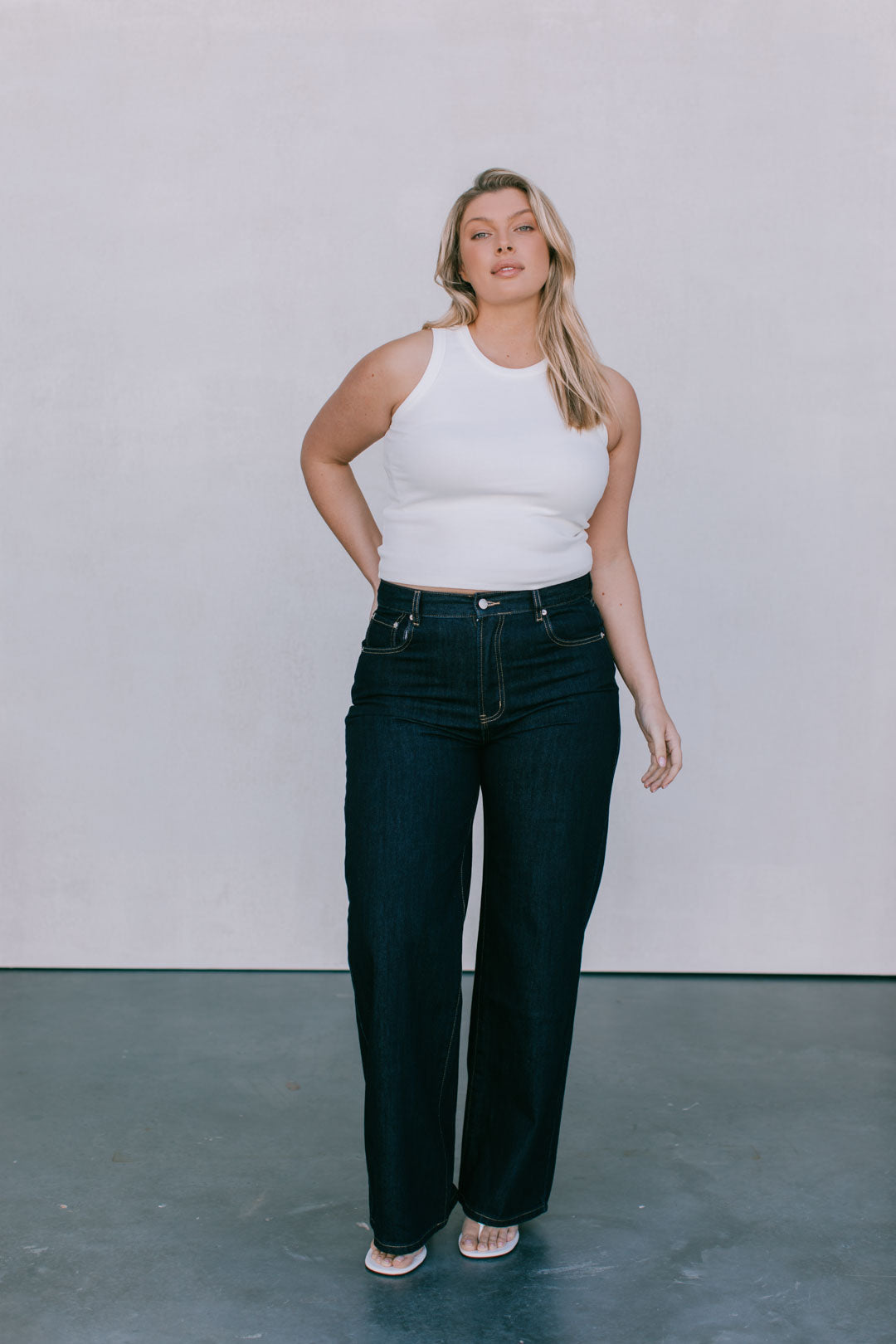 DISPATCH 07.05.25 - Bessie Straight Leg Jeans - Indigo Denim