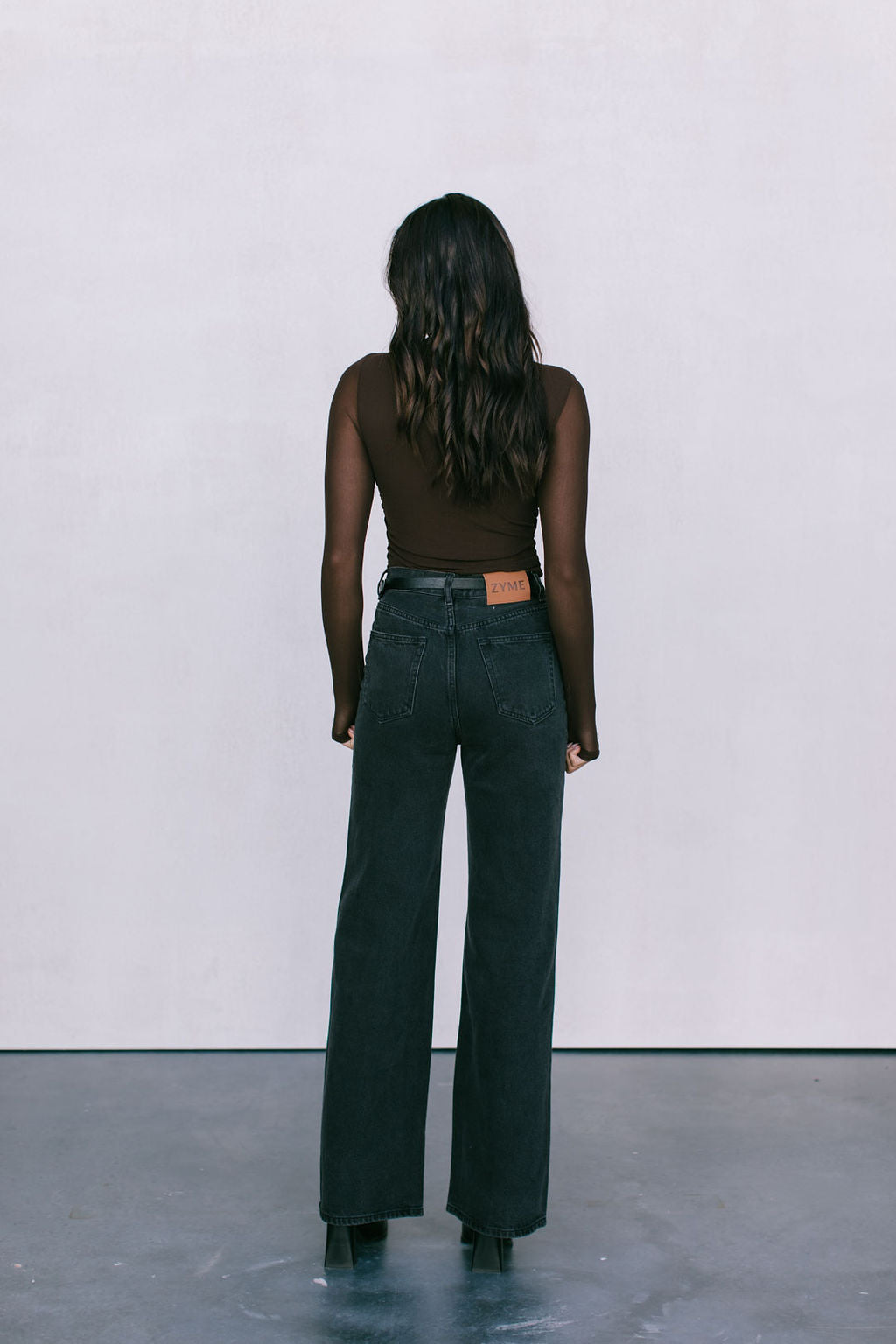 Dakitah Long-sleeve Top - Espresso Brown Mesh