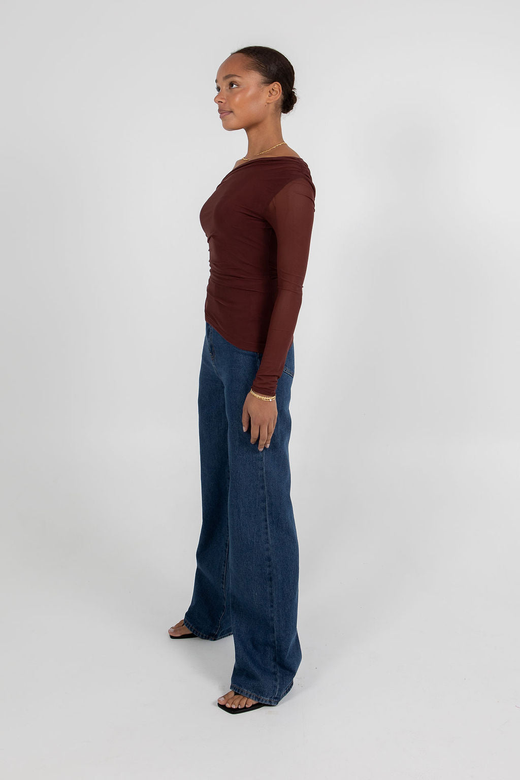 Xila Top - Chocolate Brown