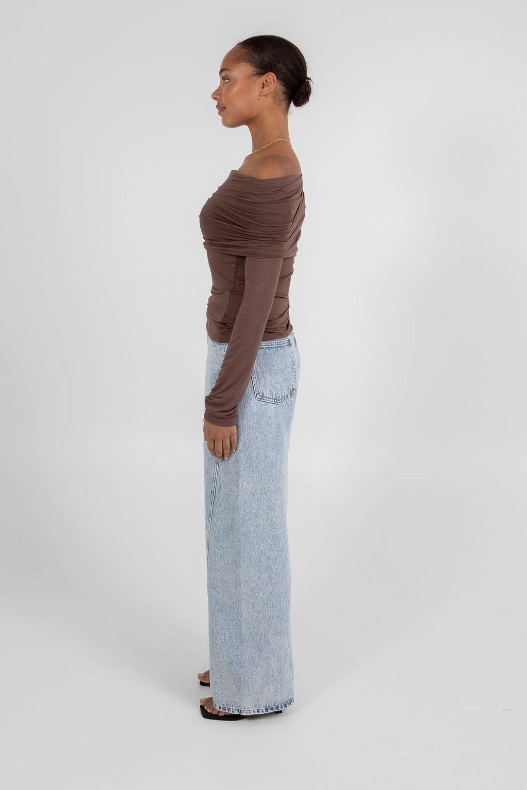 Kaya Top - Chocolate Brown