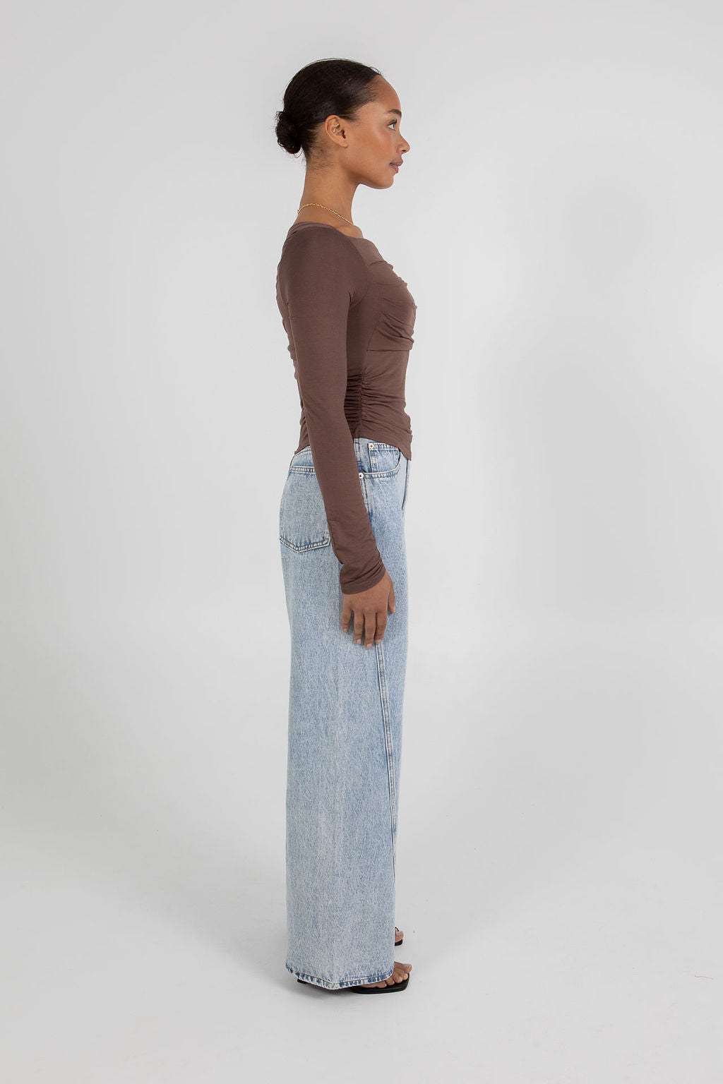 Kaya Top - Chocolate Brown