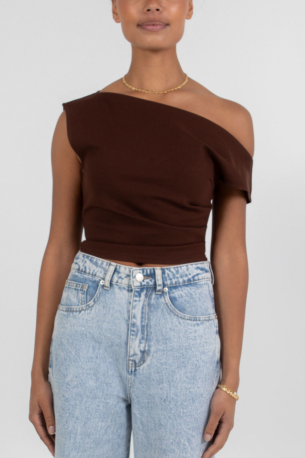 Jacinta Top - Chocolate Brown