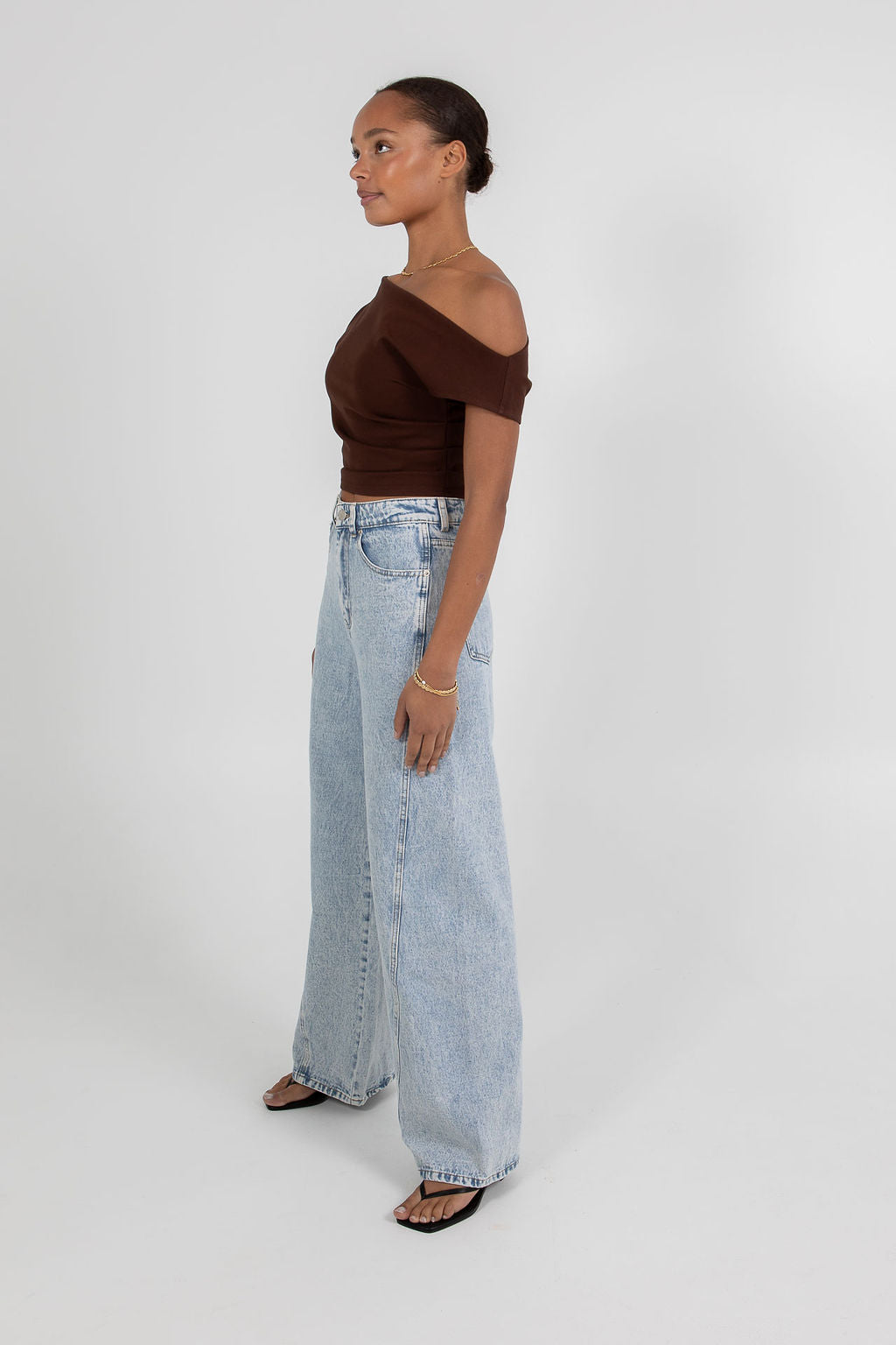 Jacinta Top - Chocolate Brown