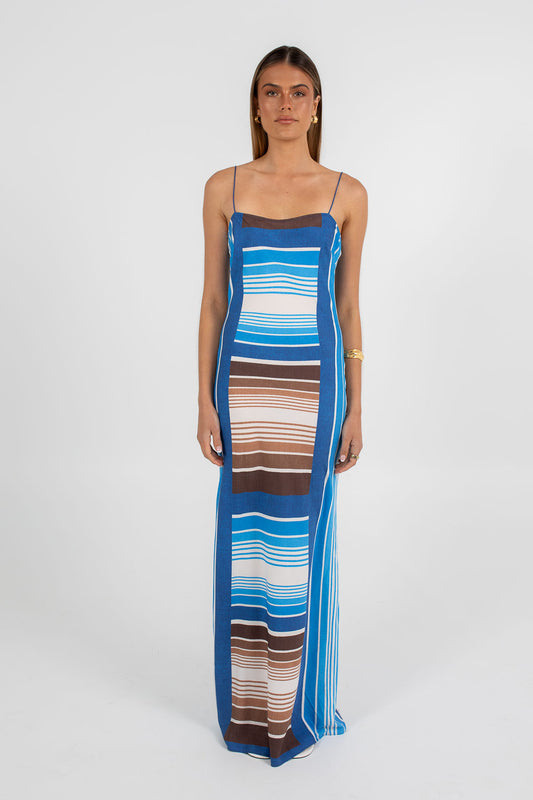 Ventian Maxi Dress - Paros Stripe