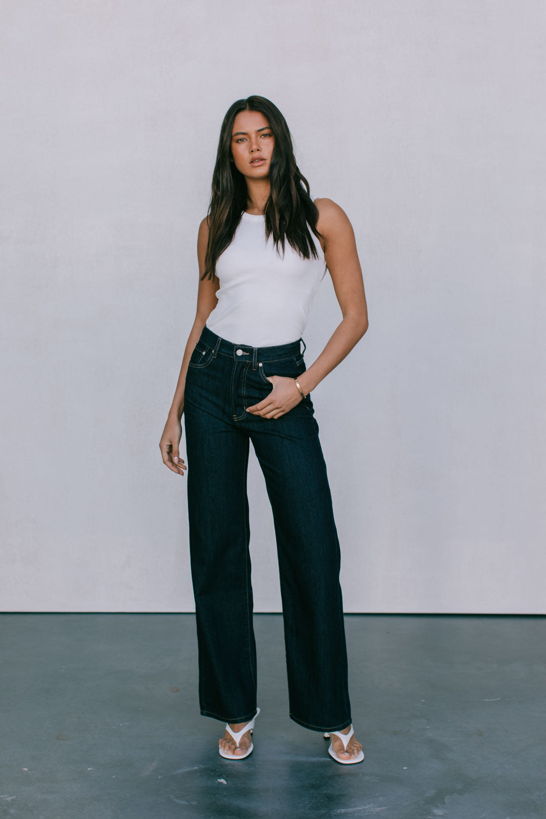 DISPATCH 07.05.25 - Bessie Straight Leg Jeans - Indigo Denim