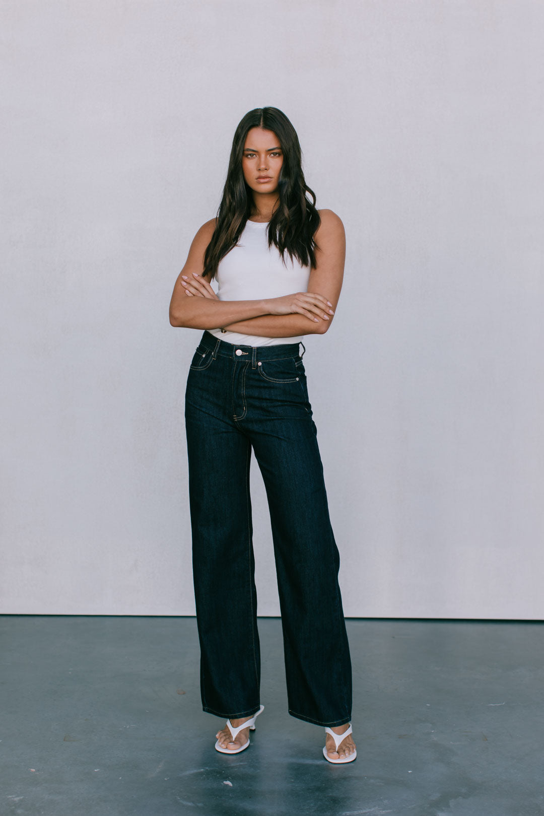DISPATCH 07.05.25 - Bessie Straight Leg Jeans - Indigo Denim