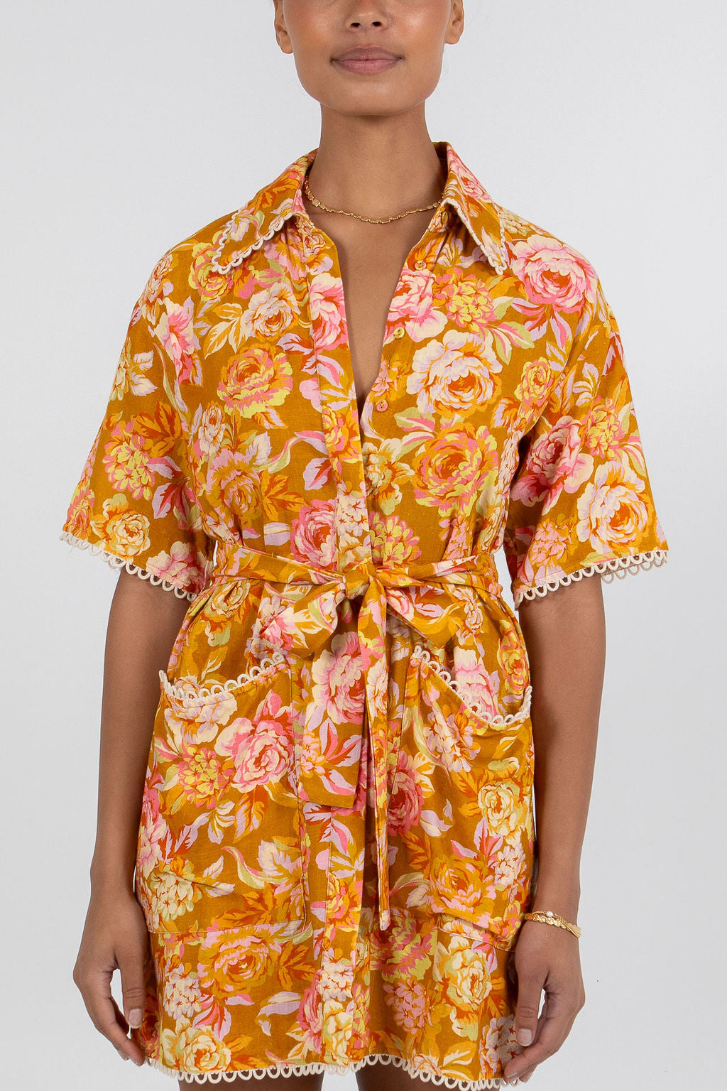 Bello Mini Dress Hinterbloom Print