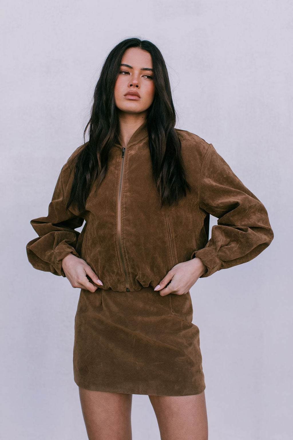 Diego Bomber Jacket Tan