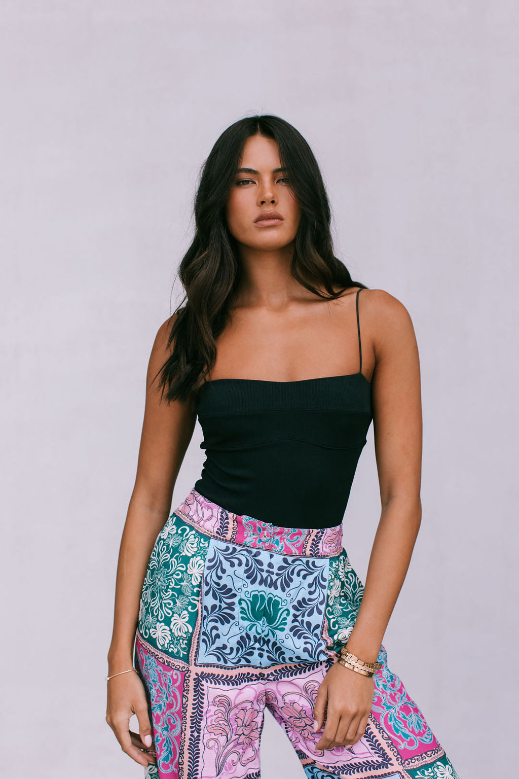 Dante Pants Paisley Tile Print