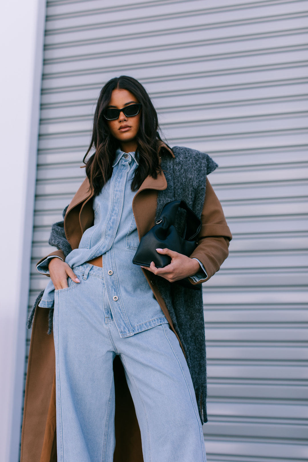 Janey Wide Leg Jeans Light Blue Wash