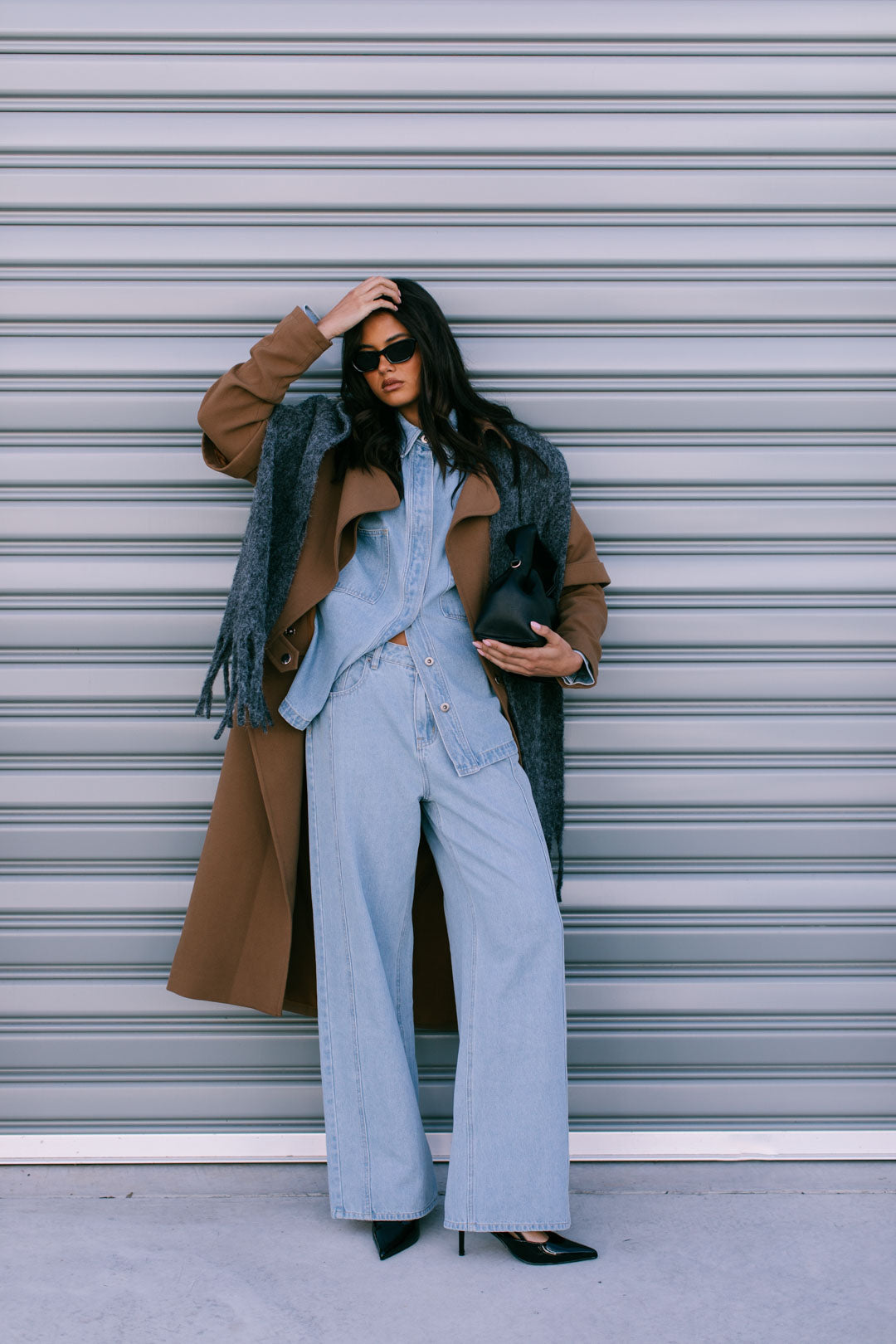 Janey Wide Leg Jeans Light Blue Wash