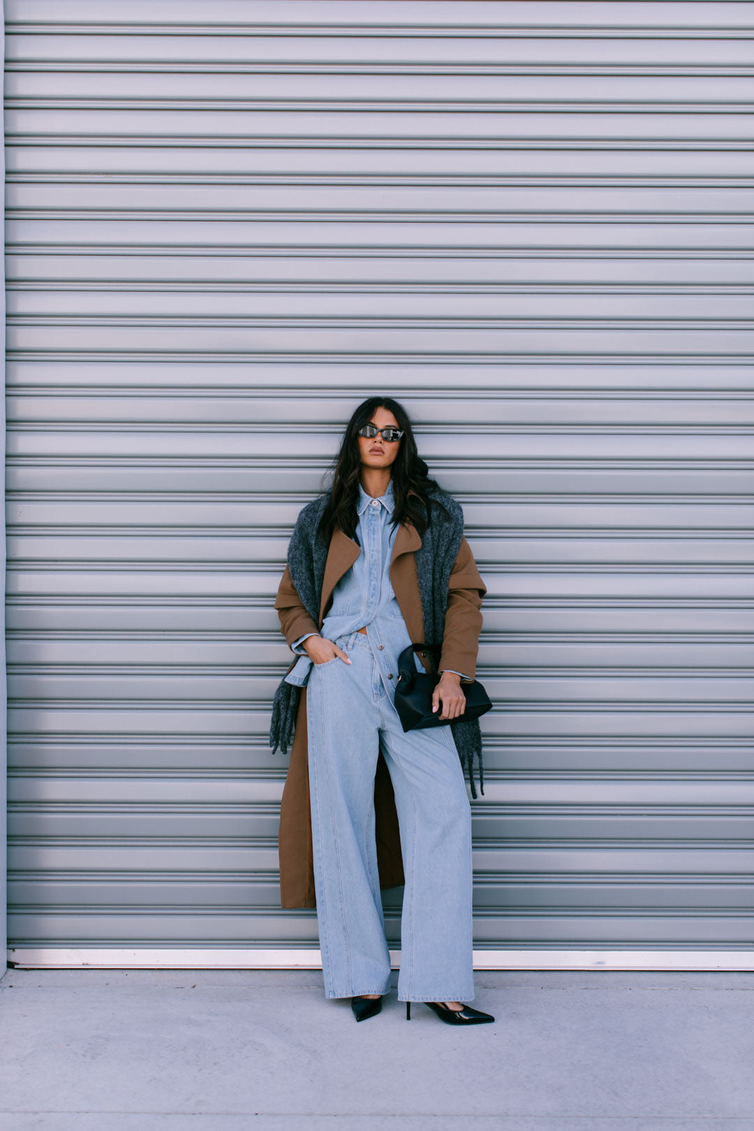 Janey Wide Leg Jeans Light Blue Wash