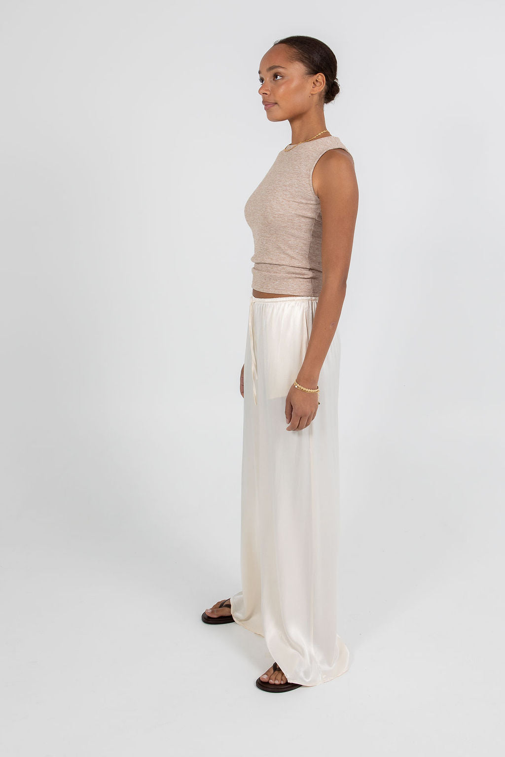 Xanthe Tank Top - Oatmeal