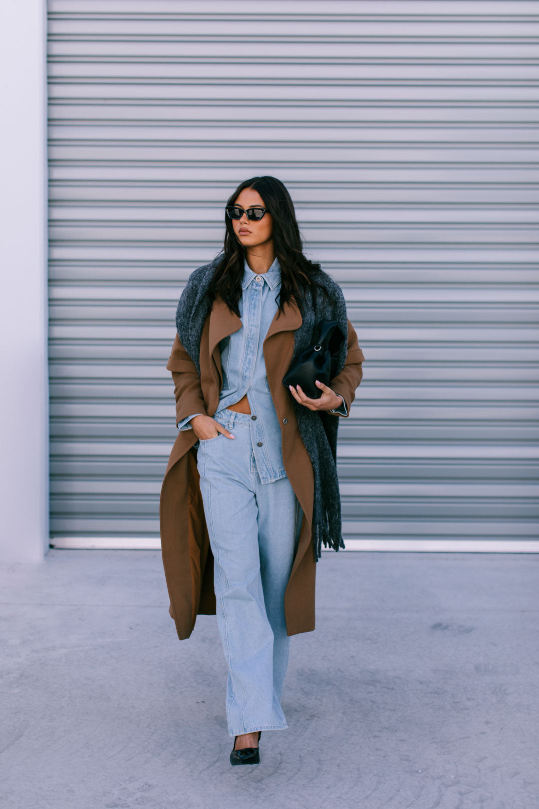 Janey Wide Leg Jeans Light Blue Wash