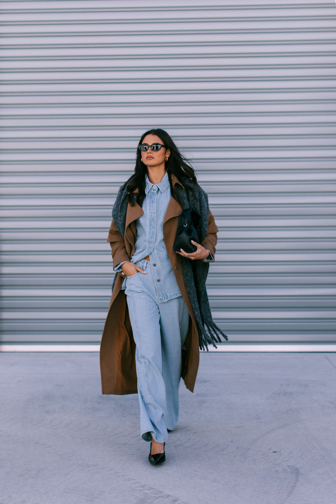 Janey Wide Leg Jeans Light Blue Wash