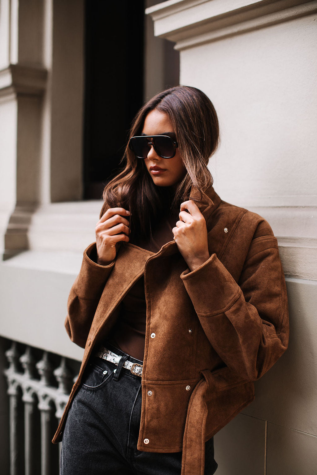 Kai Jacket Tan Brown