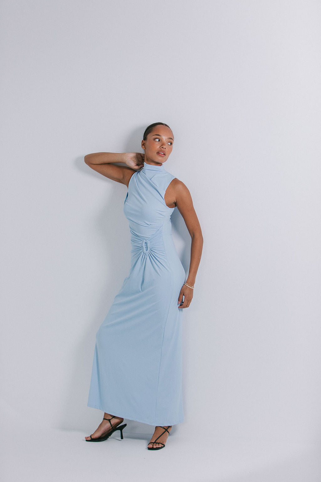 Ulla Maxi Dress Baby Blue