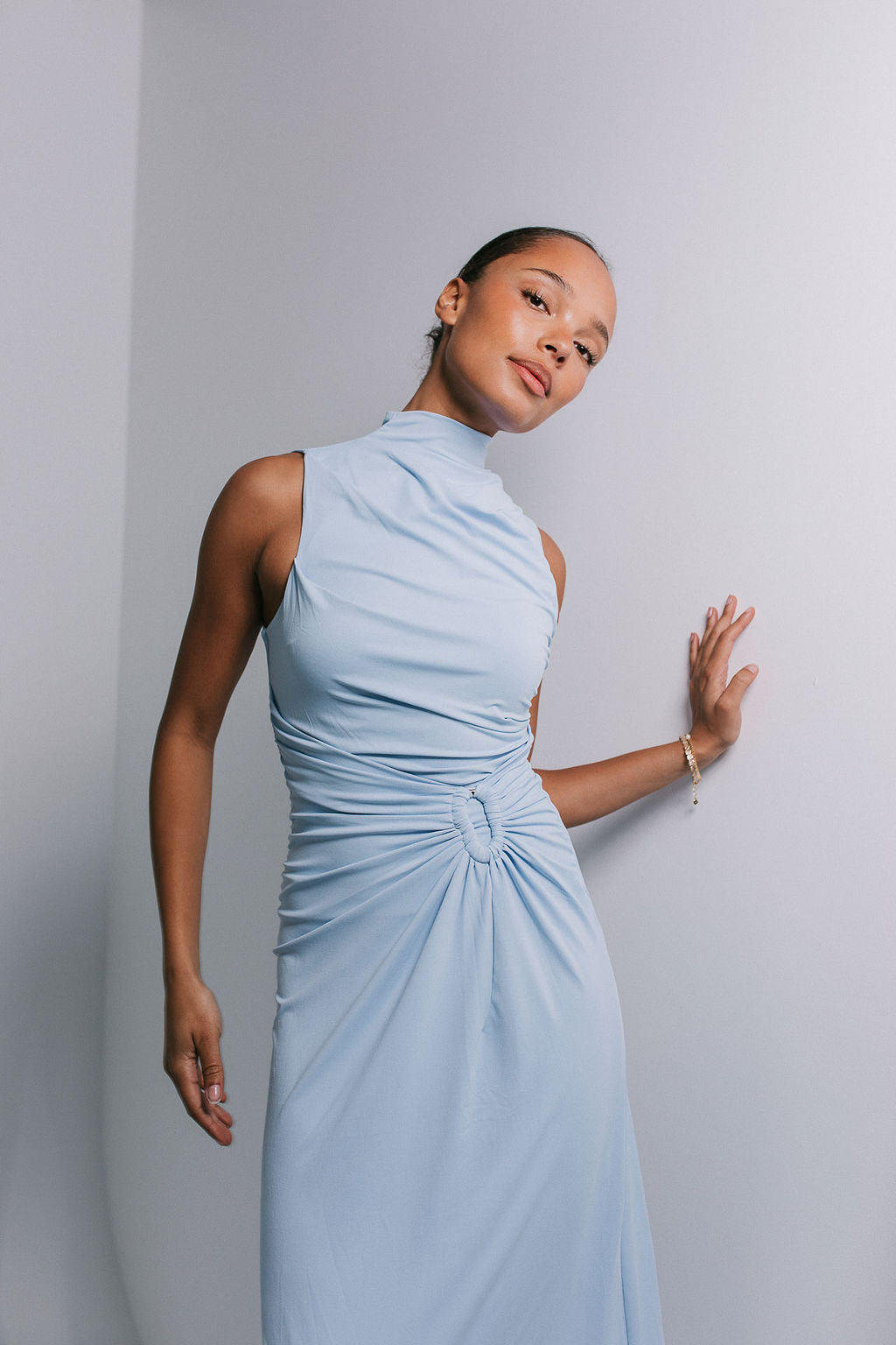 Ulla Maxi Dress Baby Blue