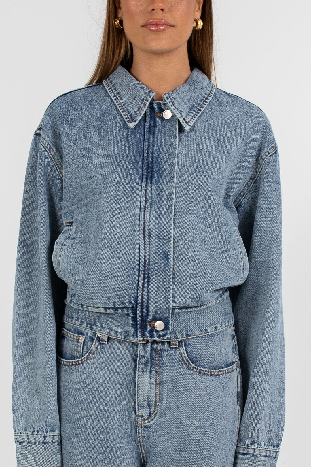 Vue Denim Jacket Dark Mineral Wash