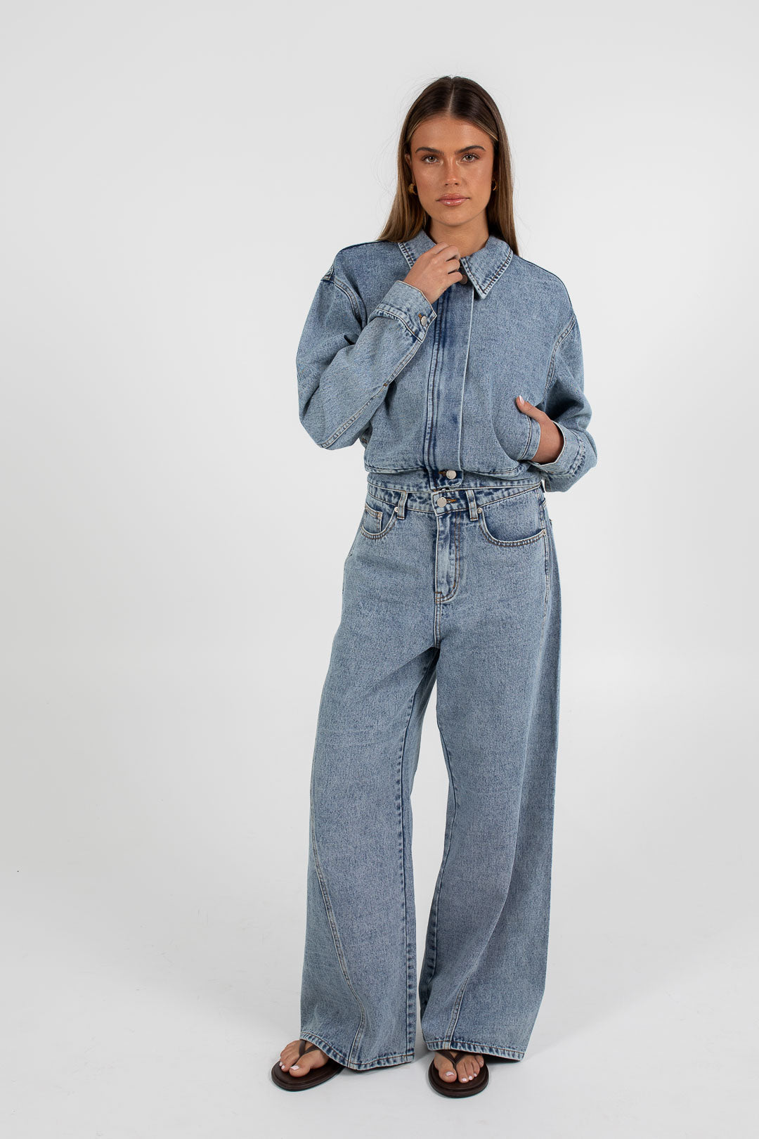 Vue Denim Jacket Dark Mineral Wash