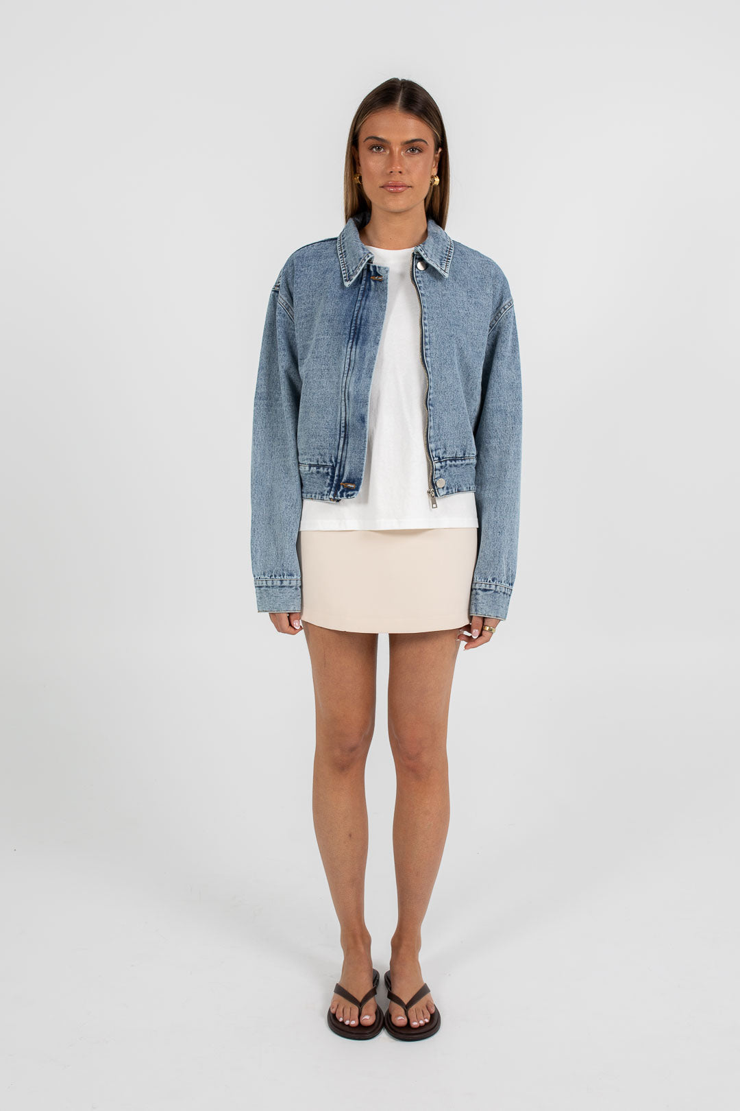 Vue Denim Jacket Dark Mineral Wash