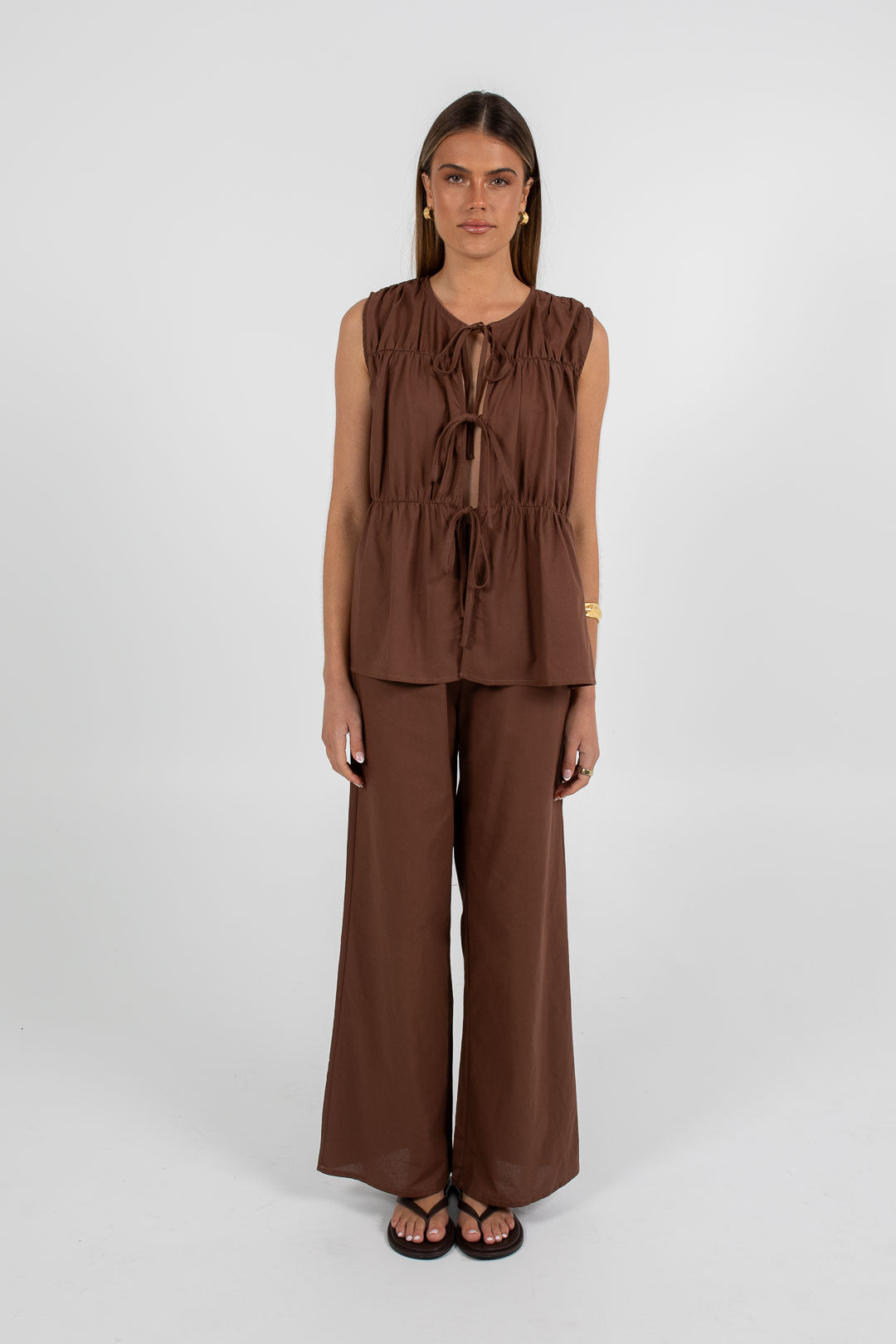 Dora Set Chocolate Brown