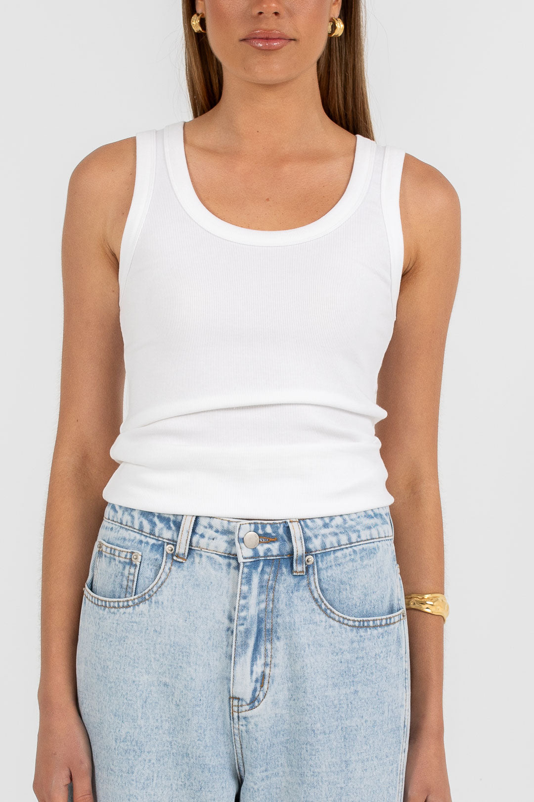 COMING SOON - Gemma Tank Top - White