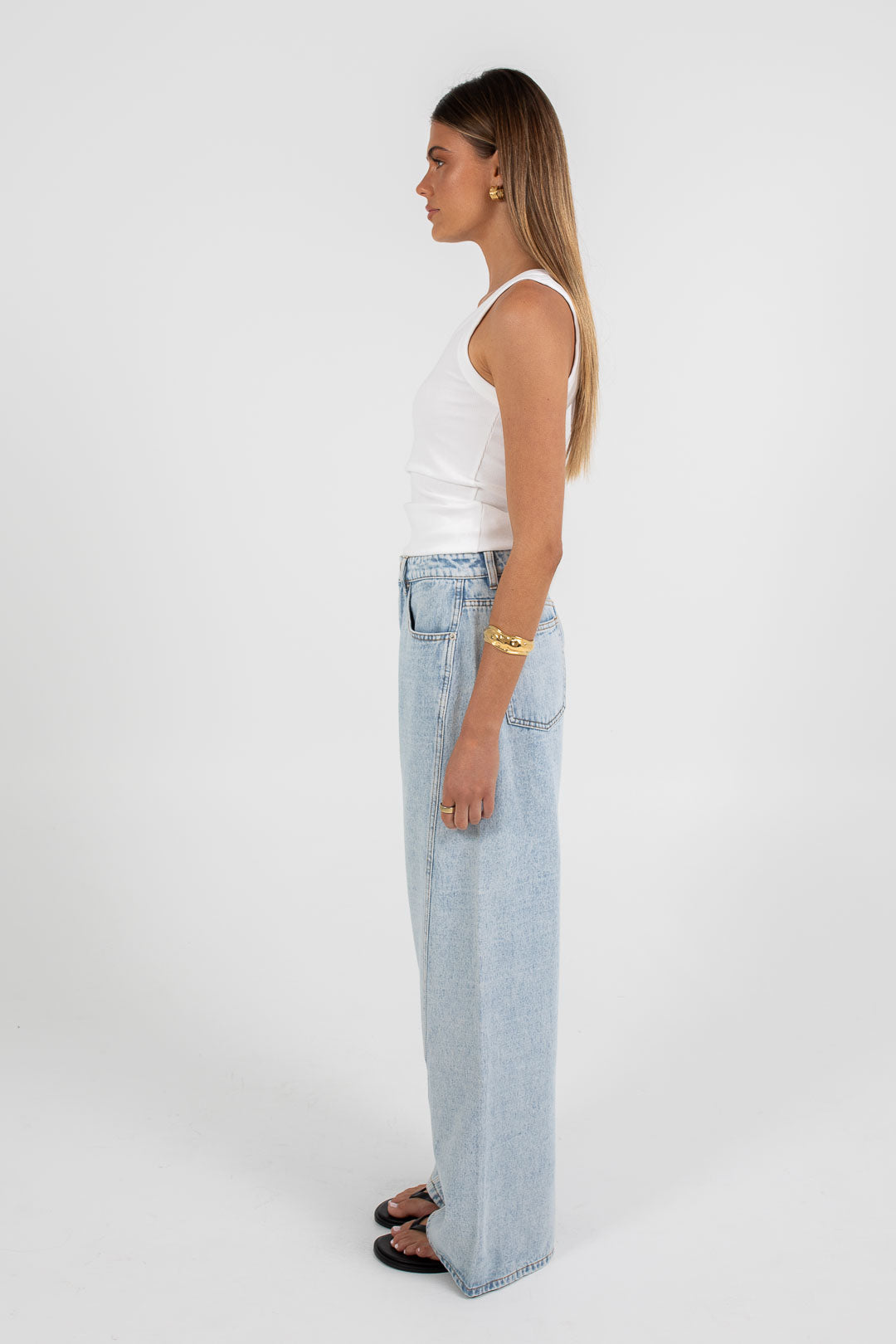 PRE ORDER Elissa Baggy Jean Light Mineral Wash