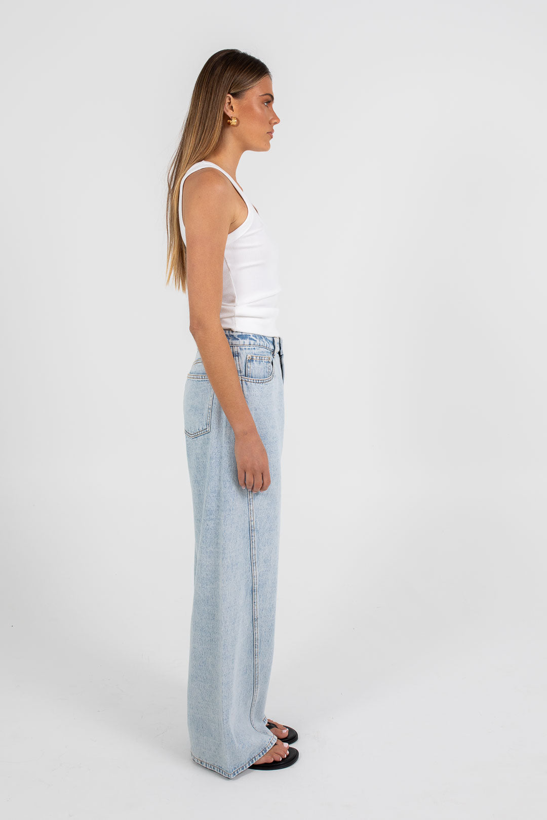 PRE ORDER Elissa Baggy Jean Light Mineral Wash