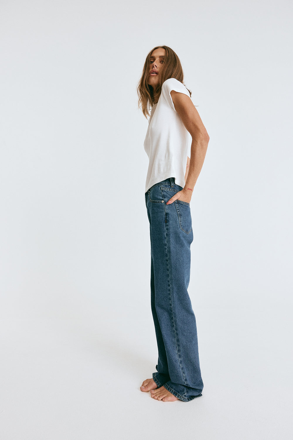 Embley Slim Leg Jean Dark Vintage