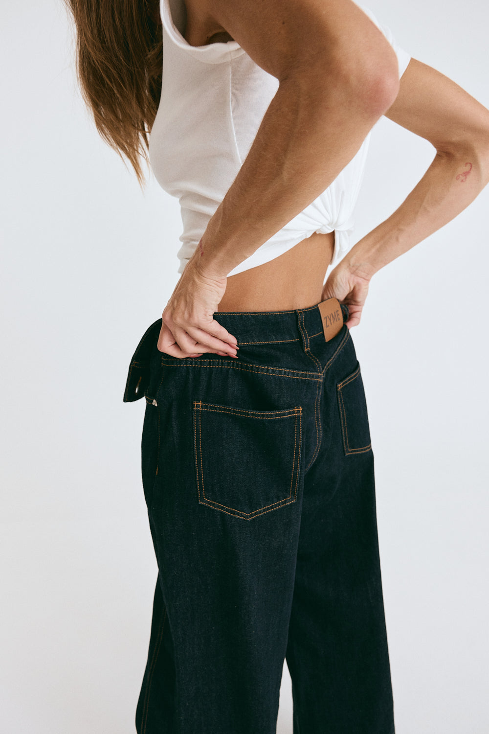 Janey Wide Leg Jeans Indigo