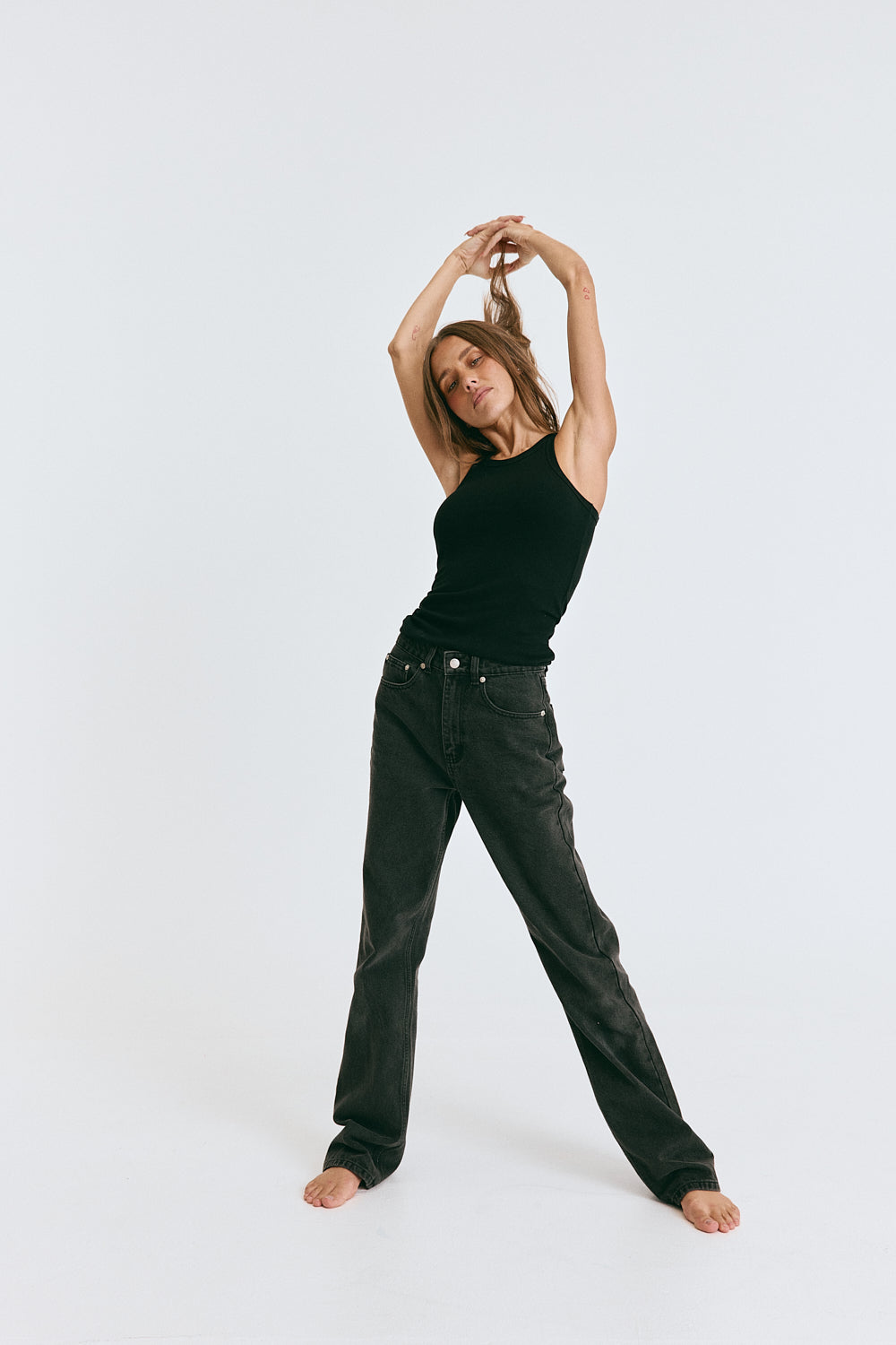 Embley Slim Leg Jean Black