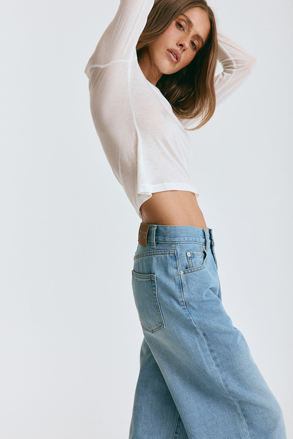 Carissa Wide Leg Jeans True Blue Wash