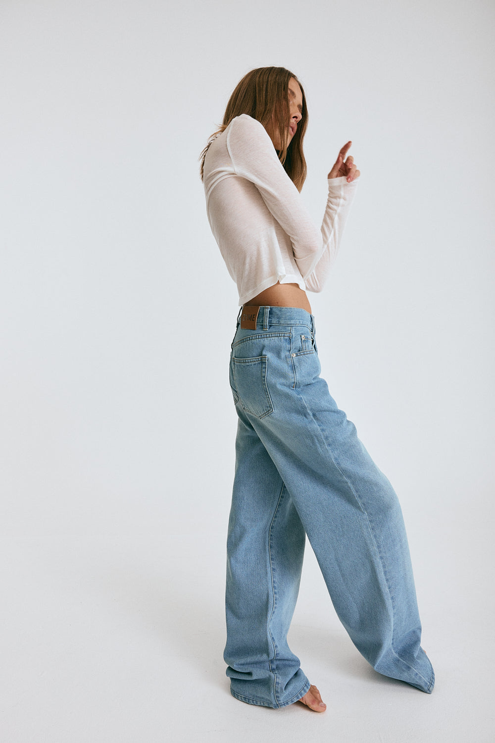 Carissa Wide Leg Jeans True Blue Wash