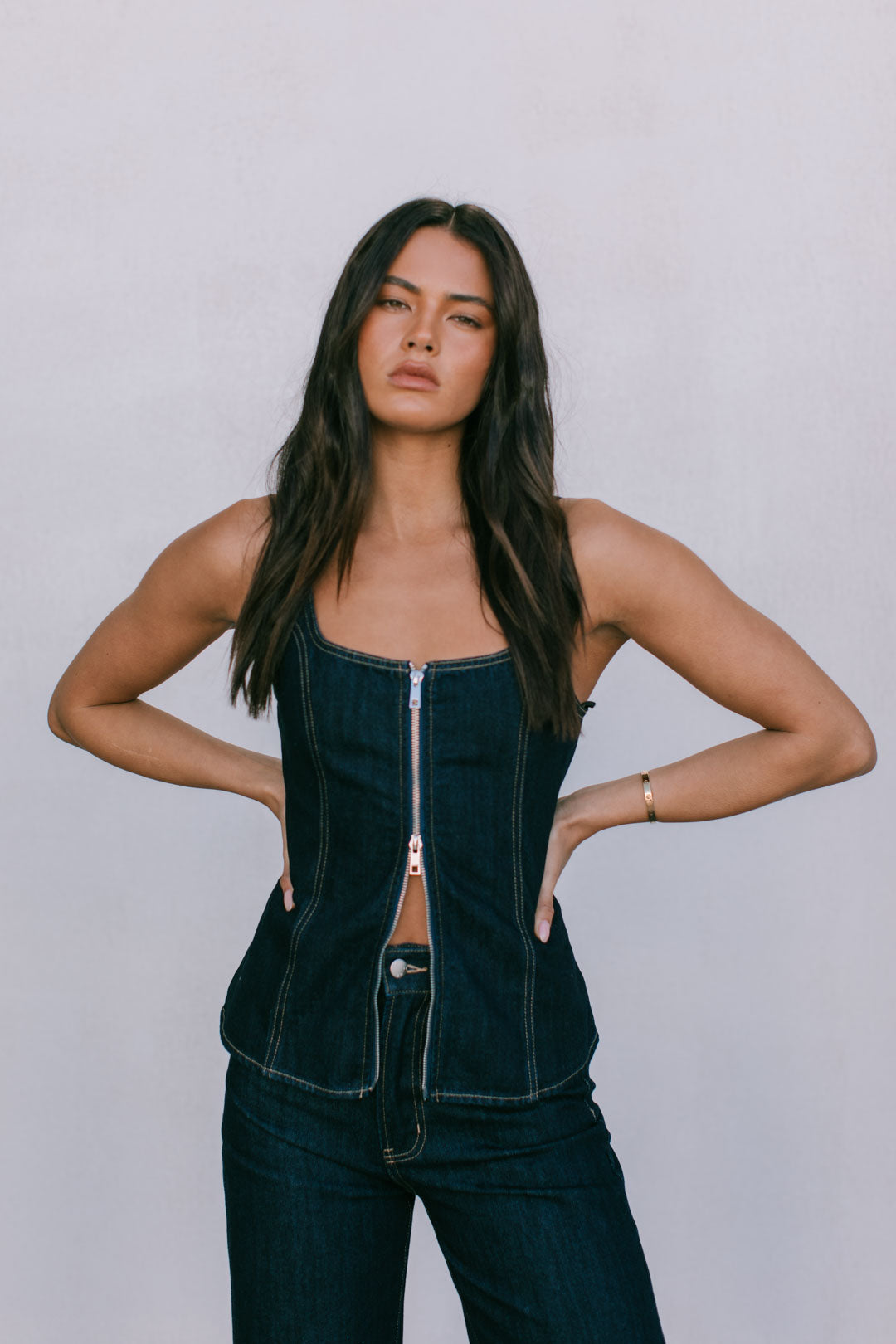 DISPATCH 07.05.25 - Bessie Straight Leg Jeans - Indigo Denim