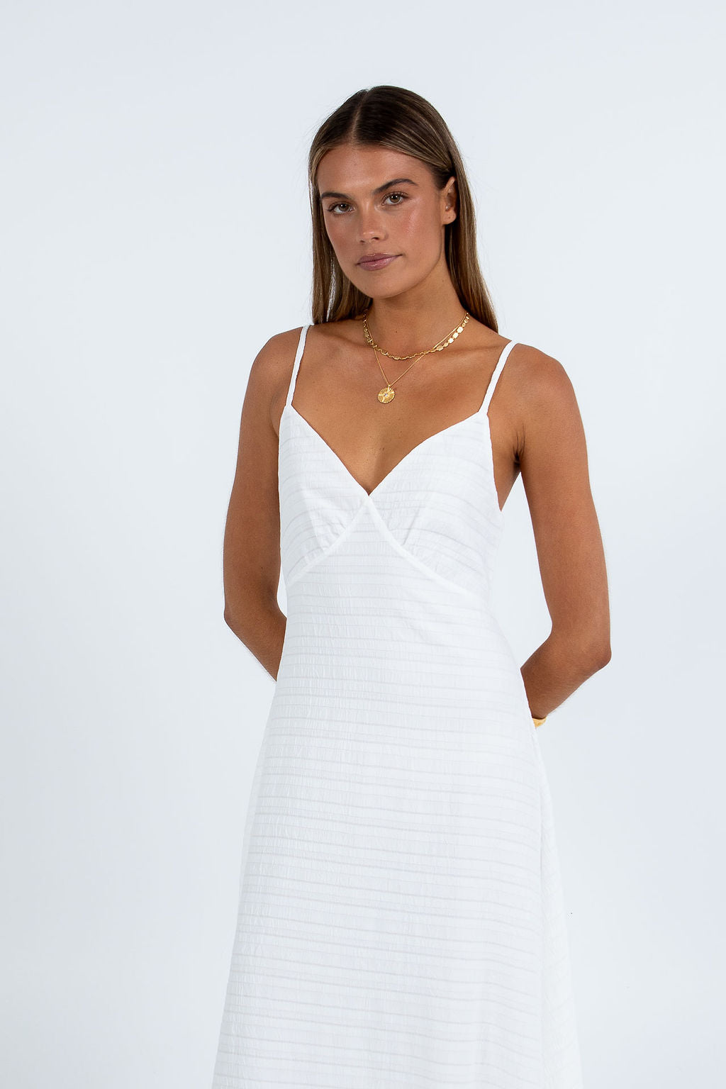 Hyacinth Maxi Dress White