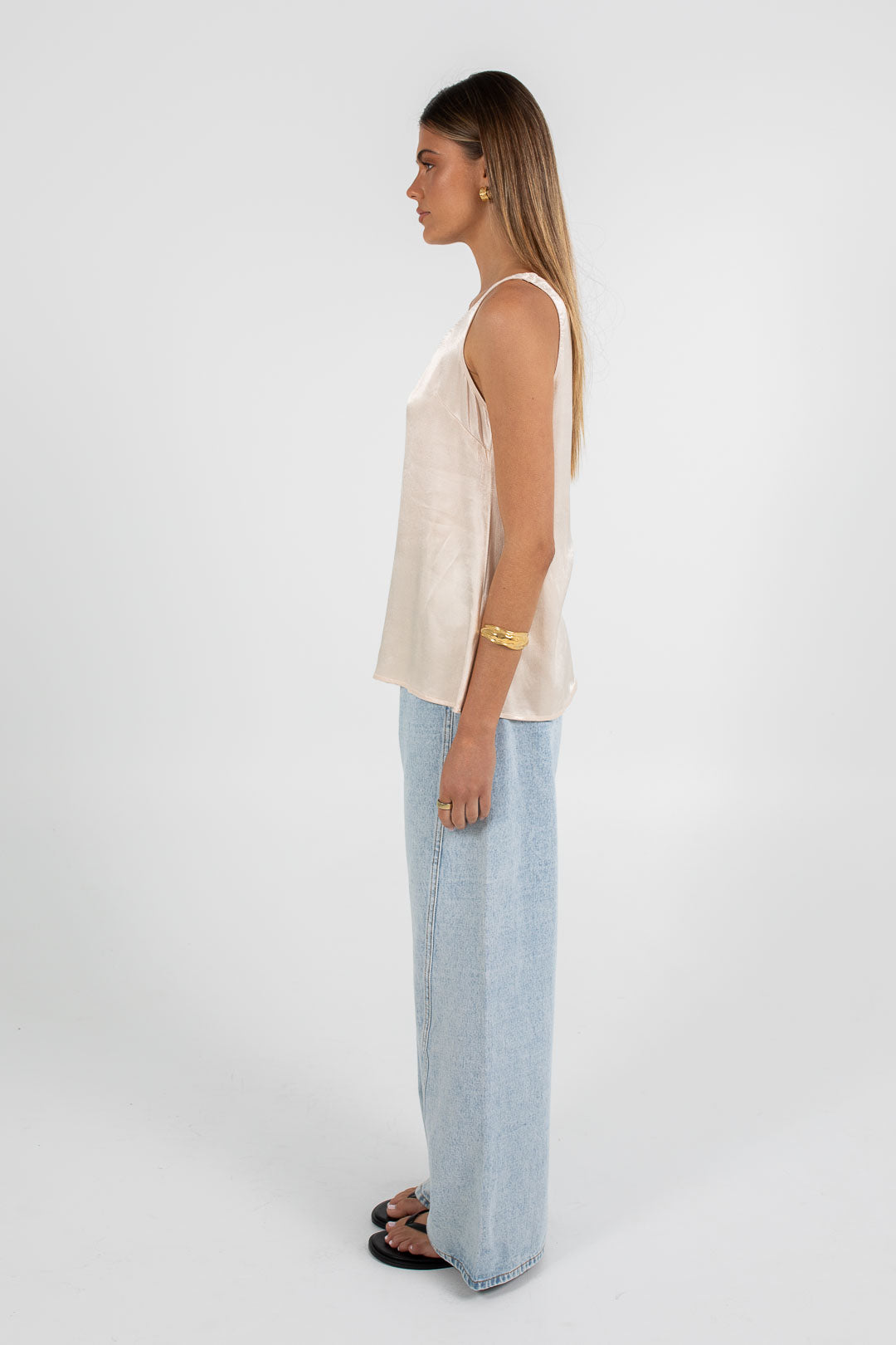 Ayla Top Champagne