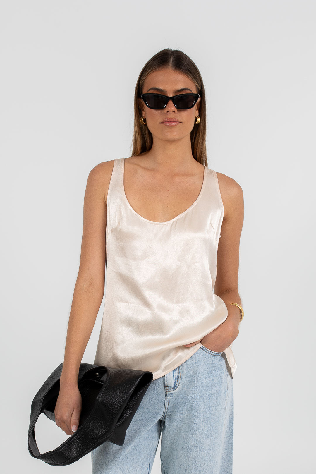 Ayla Top Champagne