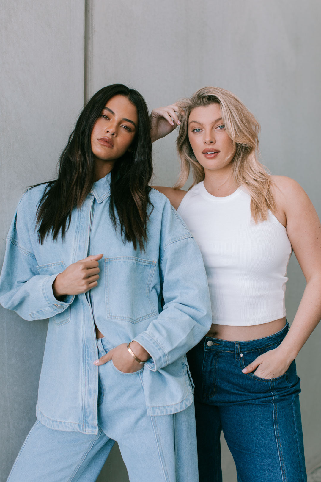 Janey Wide Leg Jeans Light Blue Wash