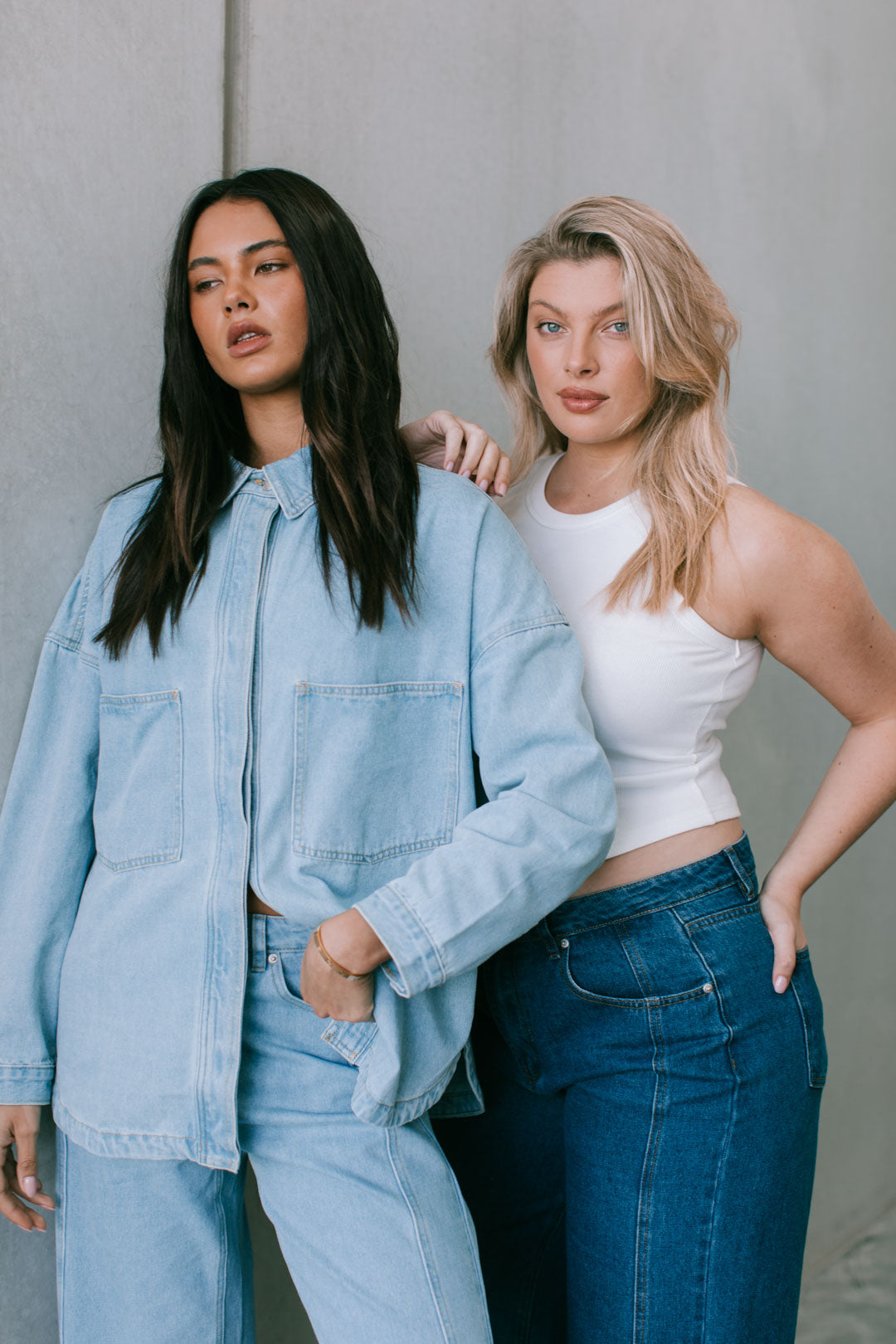 Janey Wide Leg Jeans Light Blue Wash