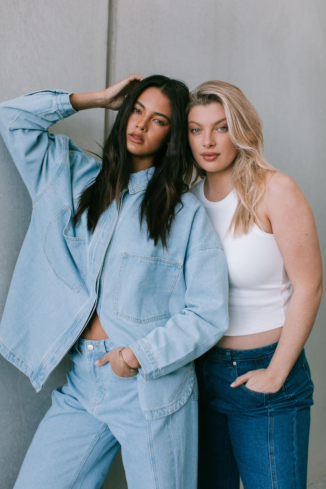 Janey Wide Leg Jeans Light Blue Wash