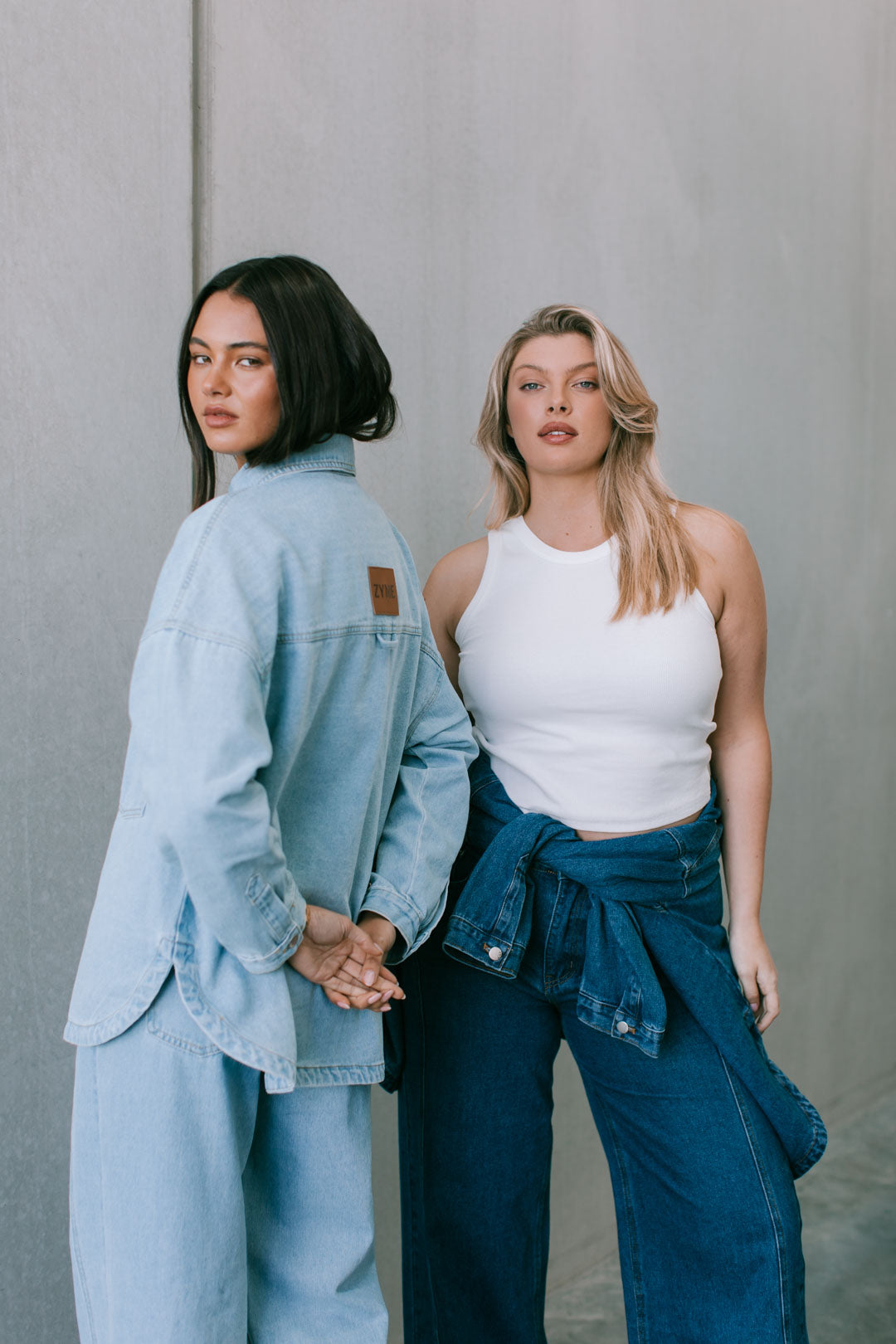 Janey Wide Leg Jeans Light Blue Wash