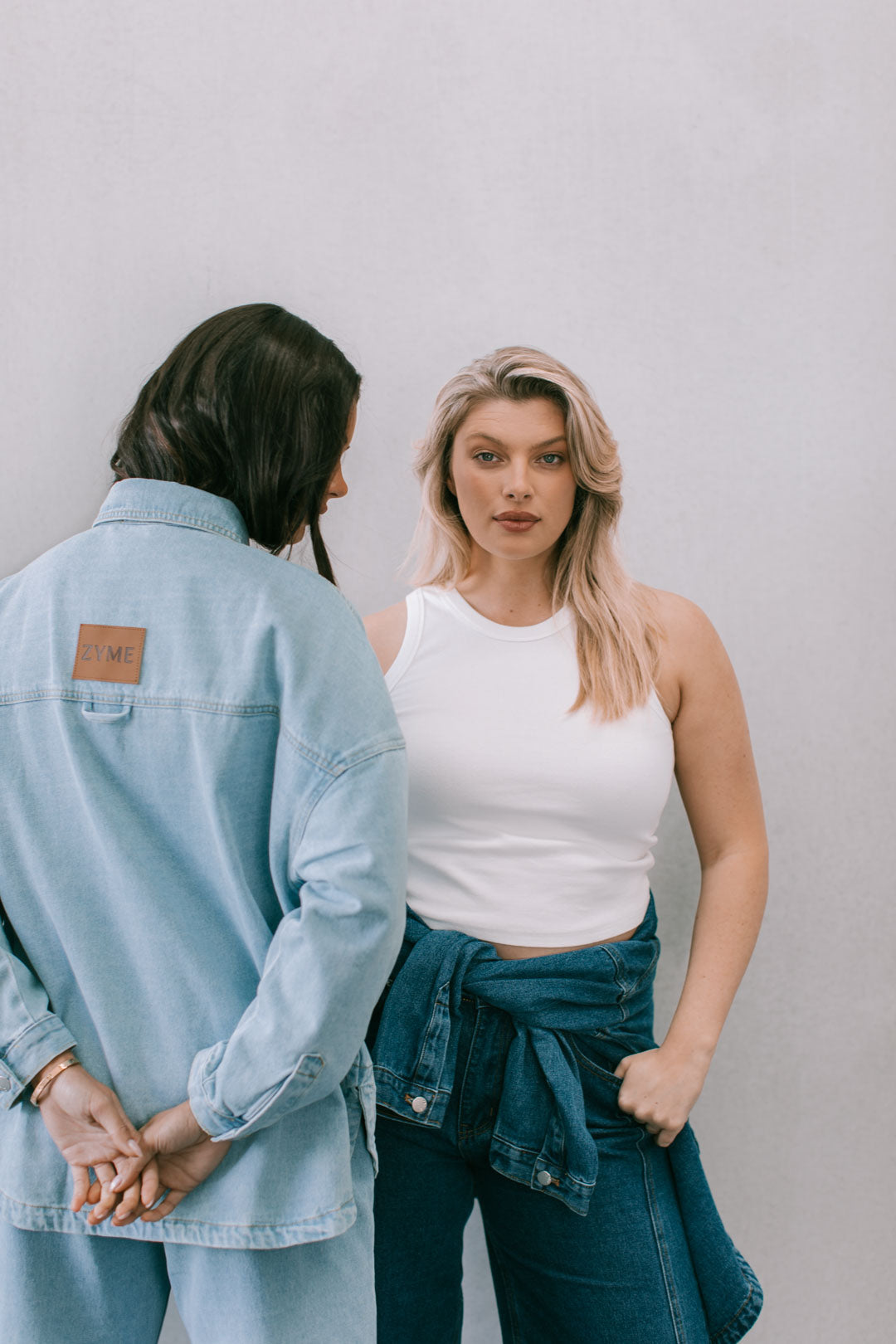 Janey Wide Leg Jeans Light Blue Wash