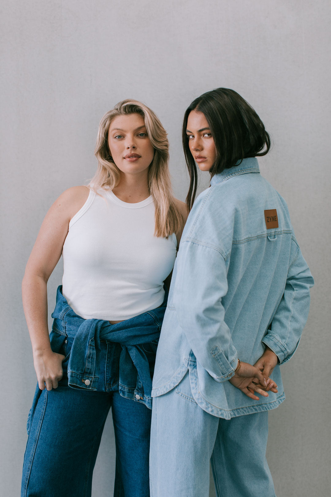 Janey Wide Leg Jeans Light Blue Wash