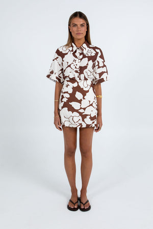 Valletta Mini Skirt Veloura Print