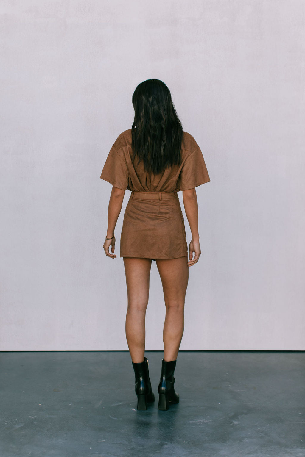 COMING SOON - Gabe Set - Tan Suede Look