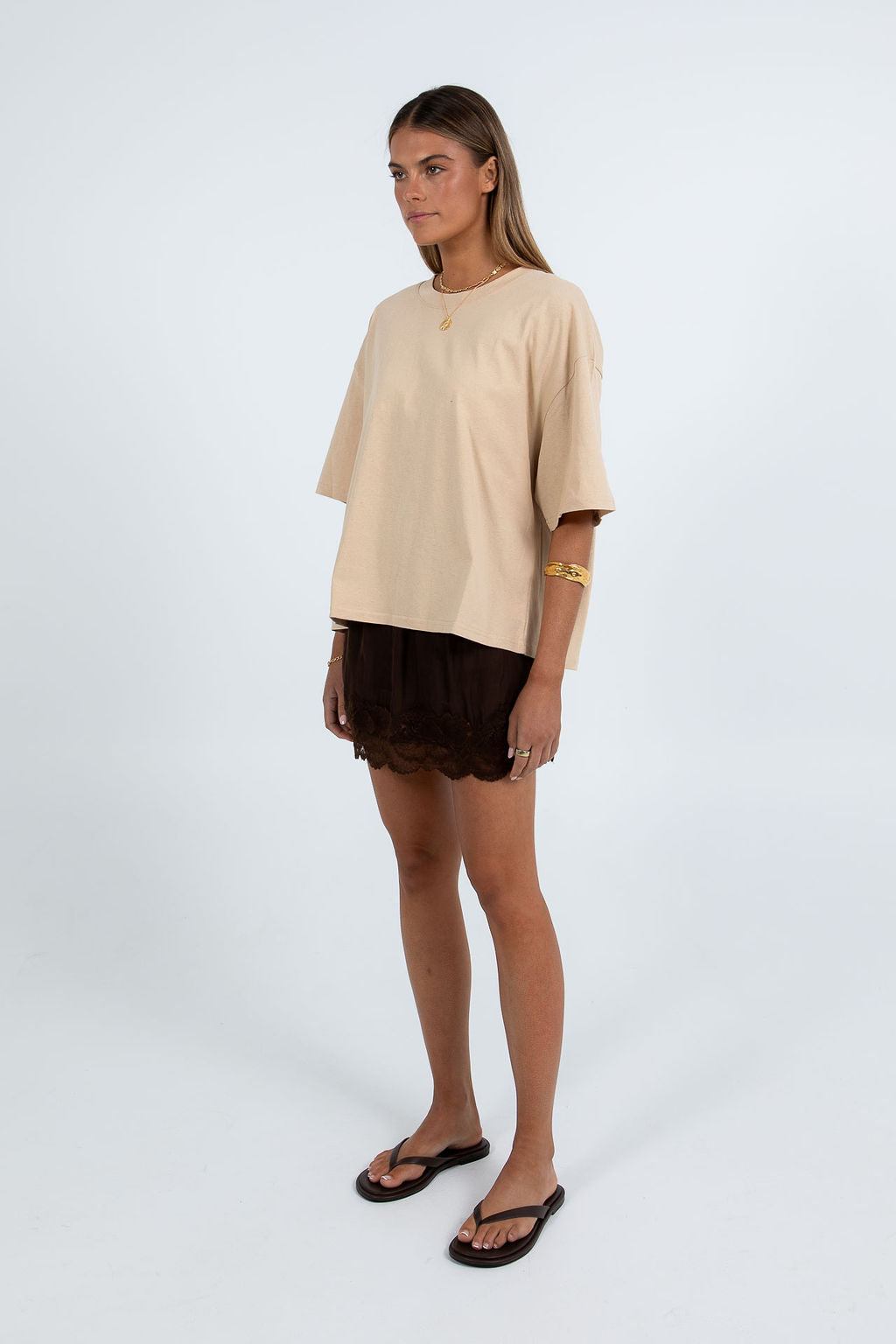 Octavia Mini Skirt Chocolate